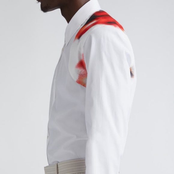 NWTS Alexander McQueen Abstract Harness Shirt - Picture 13 of 16